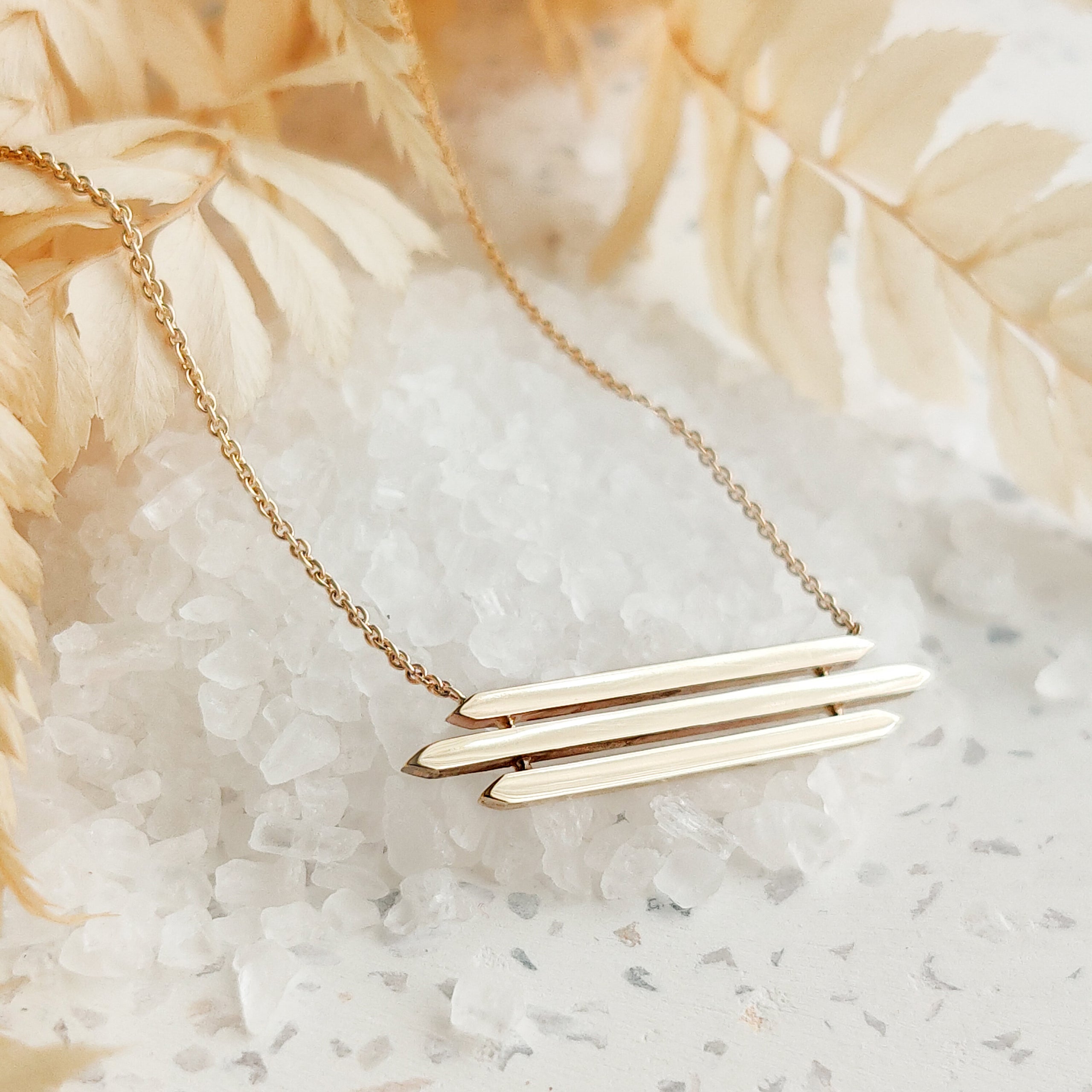 manchester gold necklace Jasmine Fraser Jewellery